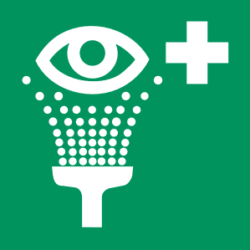 Symbol: Augenspüleinrichtung - E011