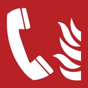 Symbol: Brandmeldetelefon - F006