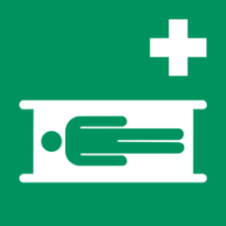 Symbol: Krankentrage - E013