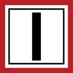 Brandwand - Feuerwehrplan Symbol