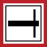 Geschossdecke -Feuerwehrplan Symbol