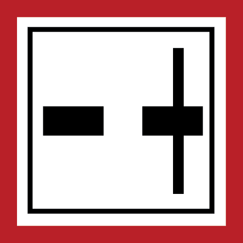 Geschossdecke mit Durchbruch - Feuerwehrplan Symbol