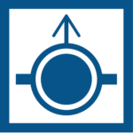 Löschwassersauganschluss Überflur -Feuerwehrplan Symbol